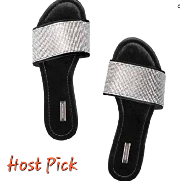Victoria's Secret Shoes - Victoria's Secret velvet rhinestone slippers